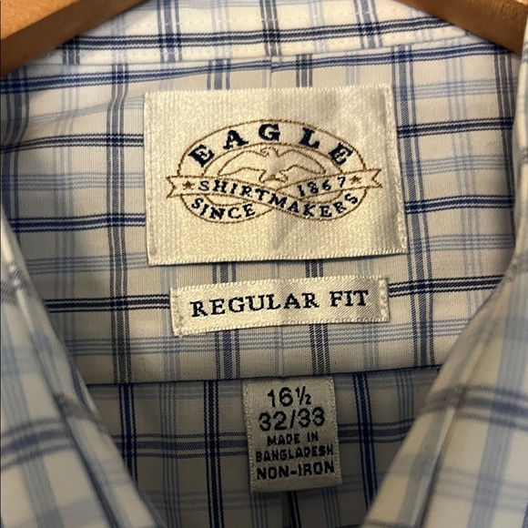 4 (four) Eagle Brand Men's Assorted Checkered Shirts 16.5 32/33 - Picture 2 of 10